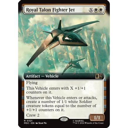 Royal Talon Fighter Jet (Extended Art) (MSC-321) - Commander: Marvel Super Heroes
