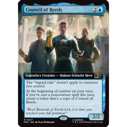 Council of Reeds (Extended Art) (MSC-327) - Commander: Marvel Super Heroes