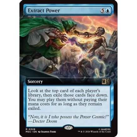 Extract Power (Extended Art) (MSC-328) - Commander: Marvel Super Heroes Foil