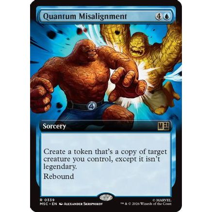Quantum Misalignment (Extended Art) (MSC-339) - Commander: Marvel Super Heroes Foil