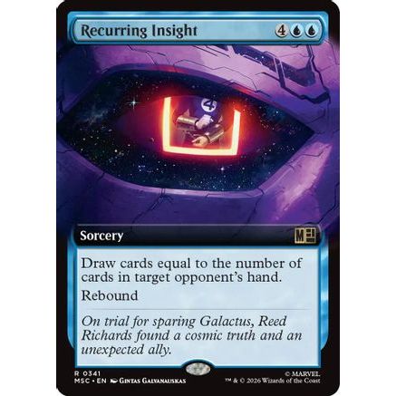 Recurring Insight (Extended Art) (MSC-341) - Commander: Marvel Super Heroes