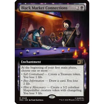 Black Market Connections (Extended Art) (MSC-346) - Commander: Marvel Super Heroes