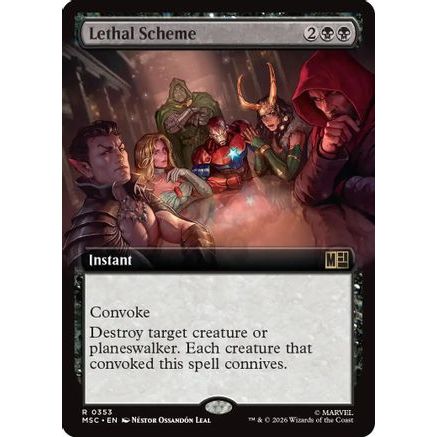 Lethal Scheme (Extended Art) (MSC-353) - Commander: Marvel Super Heroes