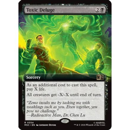 Toxic Deluge (Borderless) (MSC-354) - Commander: Marvel Super Heroes