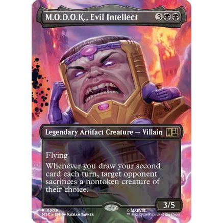 M.O.D.O.K., Evil Intellect (Borderless) (MSC-509) - Commander: Marvel Super Heroes