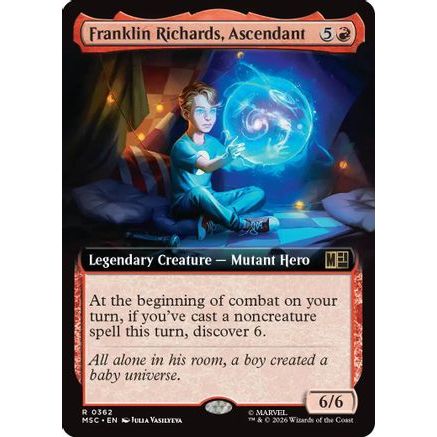 Franklin Richards, Ascendant (Extended Art) (MSC-362) - Commander: Marvel Super Heroes Foil