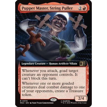 Puppet Master, String Puller (Extended Art) (MSC-370) - Commander: Marvel Super Heroes Foil