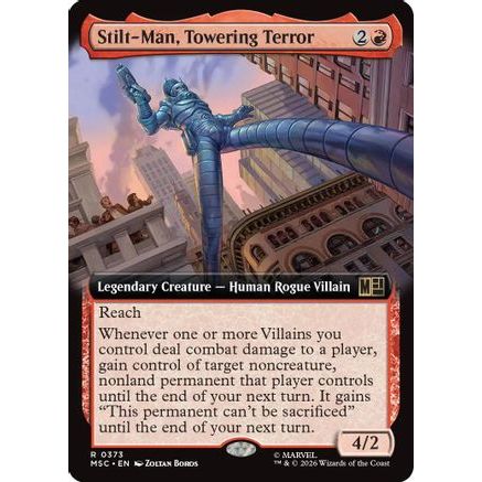 Stilt-Man, Towering Terror (Extended Art) (MSC-373) - Commander: Marvel Super Heroes