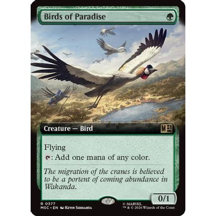 Birds of Paradise (Extended Art) (MSC-377) - Commander: Marvel Super Heroes