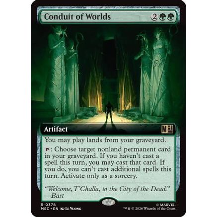 Conduit of Worlds (Extended Art) (MSC-378) - Commander: Marvel Super Heroes Foil