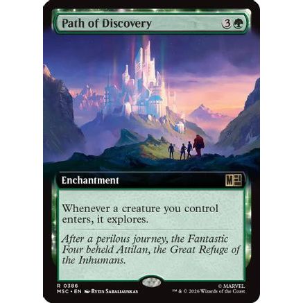 Path of Discovery (Extended Art) (MSC-386) - Commander: Marvel Super Heroes