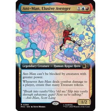 Ant-Man, Elusive Avenger (Extended Art) (MSC-390) - Commander: Marvel Super Heroes Foil