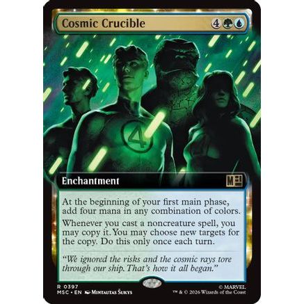 Cosmic Crucible (Extended Art) (MSC-397) - Commander: Marvel Super Heroes Foil