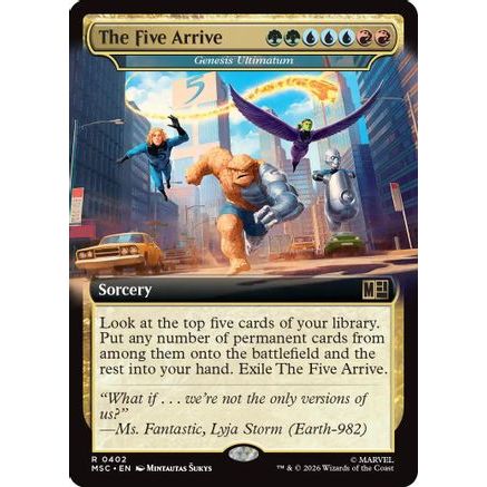 The Five Arrive - Genesis Ultimatum (Extended Art) (MSC-402) - Commander: Marvel Super Heroes