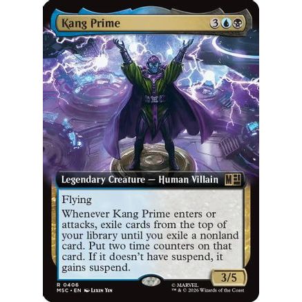 Kang Prime (Extended Art) (MSC-406) - Commander: Marvel Super Heroes