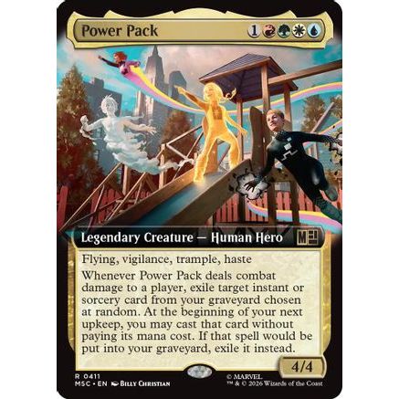 Power Pack (Extended Art) (MSC-411) - Commander: Marvel Super Heroes Foil