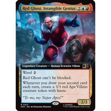 Red Ghost, Intangible Genius (Extended Art) (MSC-413) - Commander: Marvel Super Heroes Foil