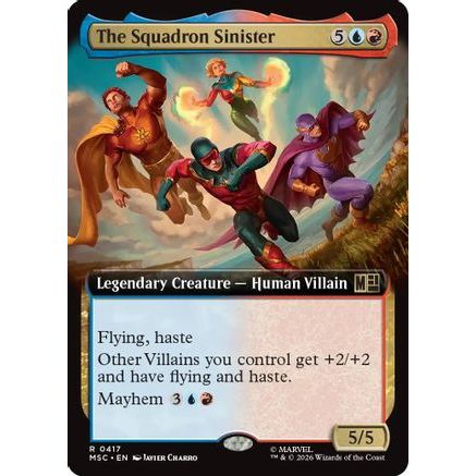The Squadron Sinister (Extended Art) (MSC-417) - Commander: Marvel Super Heroes