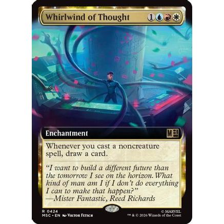 Whirlwind of Thought (Extended Art) (MSC-424) - Commander: Marvel Super Heroes Foil