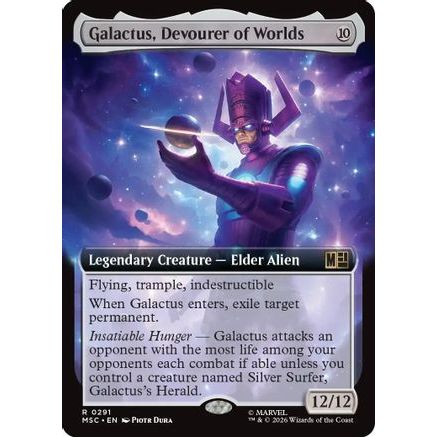 Galactus, Devourer of Worlds (Extended Art) (MSC-291) - Commander: Marvel Super Heroes