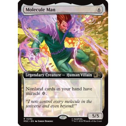 Molecule Man (Extended Art) (MSC-292) - Commander: Marvel Super Heroes