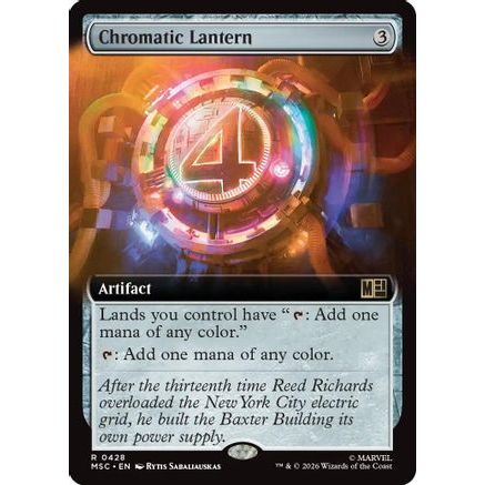 Chromatic Lantern (Extended Art) (MSC-428) - Commander: Marvel Super Heroes