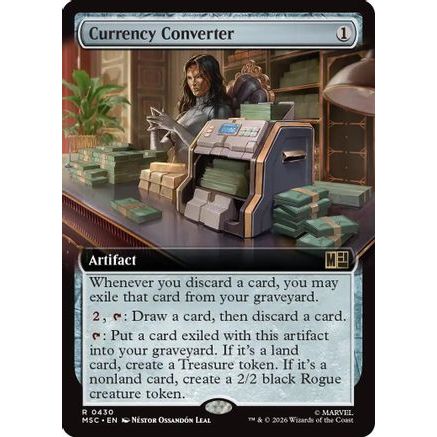 Currency Converter (Extended Art) (MSC-430) - Commander: Marvel Super Heroes