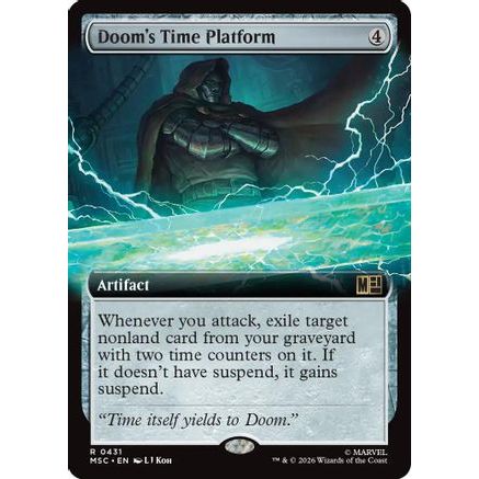 Doom's Time Platform (Extended Art) (MSC-431) - Commander: Marvel Super Heroes Foil