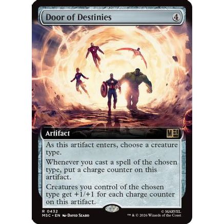 Door of Destinies (Extended Art) (MSC-432) - Commander: Marvel Super Heroes