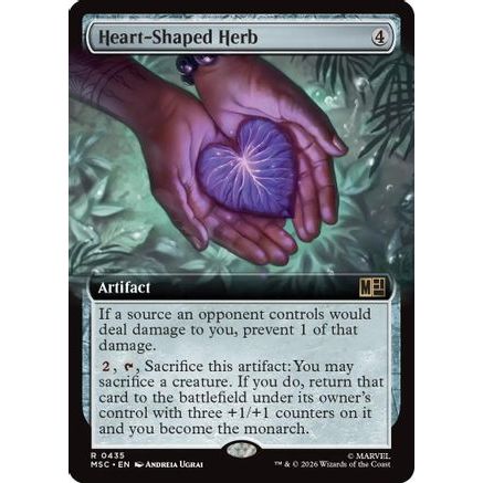 Heart-Shaped Herb (Extended Art) (MSC-435) - Commander: Marvel Super Heroes