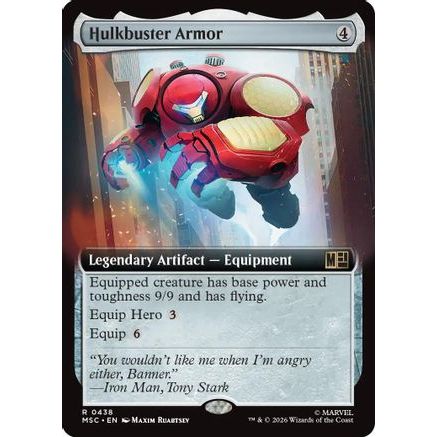 Hulkbuster Armor (Extended Art) (MSC-438) - Commander: Marvel Super Heroes Foil