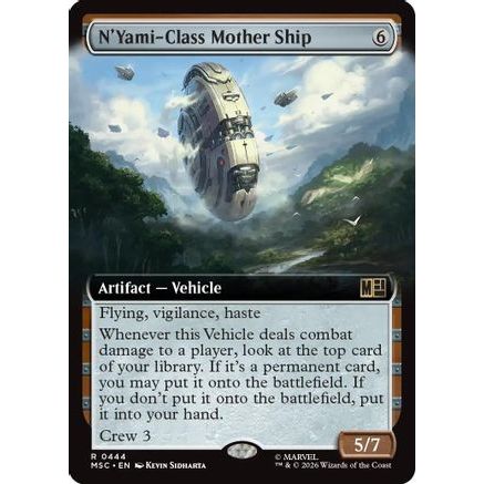 N'Yami-Class Mother Ship (Extended Art) (MSC-444) - Commander: Marvel Super Heroes Foil