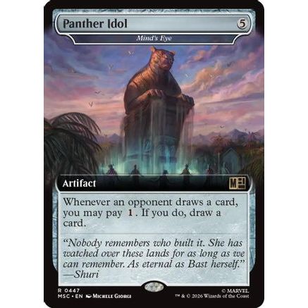 Panther Idol - Mind's Eye (Extended Art) (MSC-447) - Commander: Marvel Super Heroes Foil