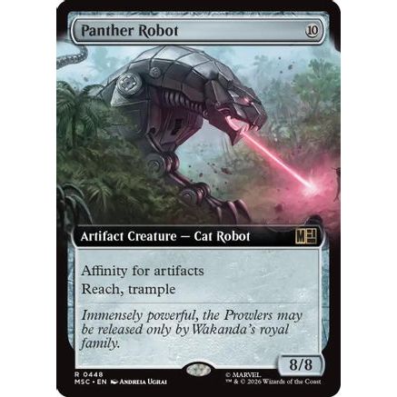 Panther Robot (Extended Art) (MSC-448) - Commander: Marvel Super Heroes Foil