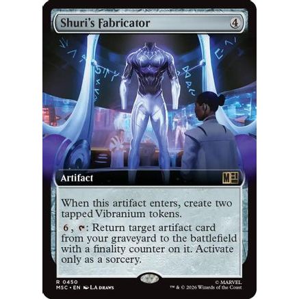 Shuri's Fabricator (Extended Art) (MSC-450) - Commander: Marvel Super Heroes