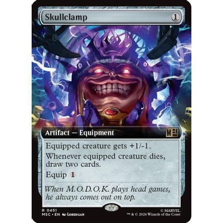 Skullclamp (Extended Art) (MSC-451) - Commander: Marvel Super Heroes Foil