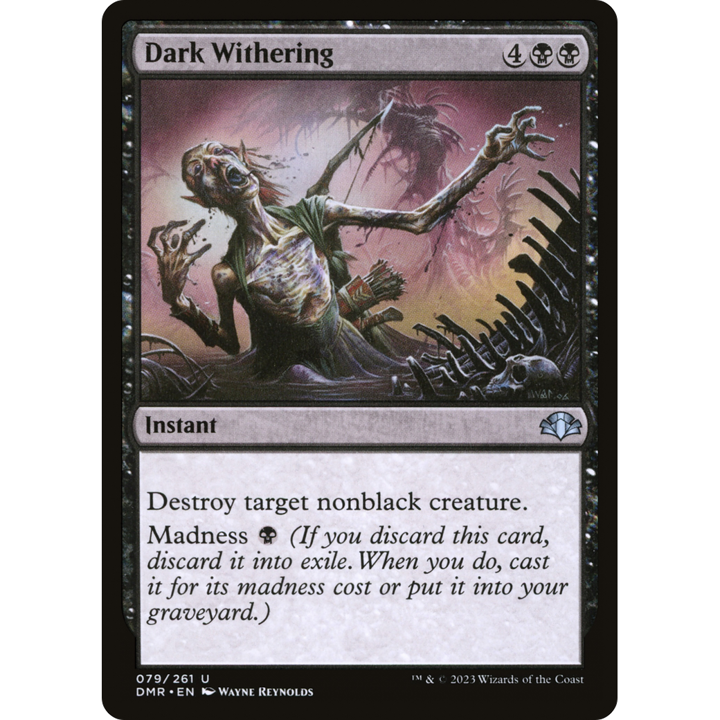 Dark Withering (DMR-079) - Dominaria Remastered