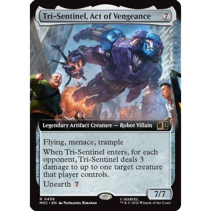 Tri-Sentinel, Act of Vengeance (Extended Art) (MSC-456) - Commander: Marvel Super Heroes