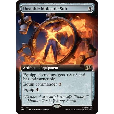 Unstable Molecule Suit (Extended Art) (MSC-457) - Commander: Marvel Super Heroes