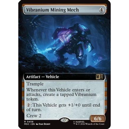Vibranium Mining Mech (Extended Art) (MSC-458) - Commander: Marvel Super Heroes Foil