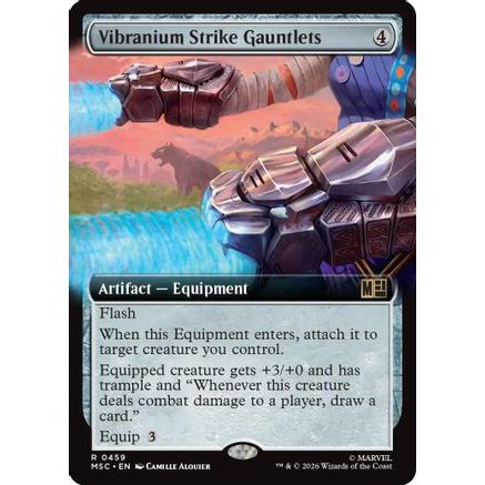 Vibranium Strike Gauntlets (Extended Art) (MSC-459) - Commander: Marvel Super Heroes