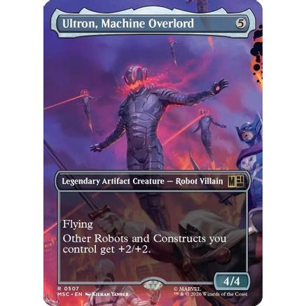 Ultron, Machine Overlord (Borderless) (MSC-507) - Commander: Marvel Super Heroes