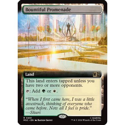 Bountiful Promenade (Extended Art) (MSC-461) - Commander: Marvel Super Heroes
