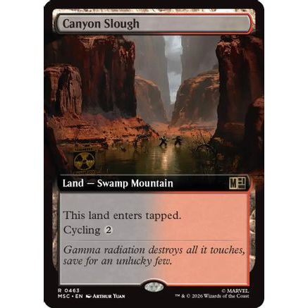 Canyon Slough (Extended Art) (MSC-463) - Commander: Marvel Super Heroes Foil