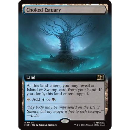 Choked Estuary (Extended Art) (MSC-464) - Commander: Marvel Super Heroes