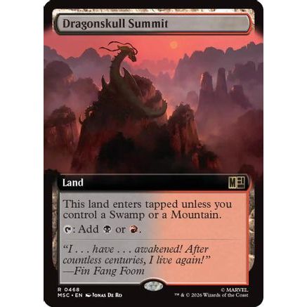 Dragonskull Summit (Extended Art) (MSC-468) - Commander: Marvel Super Heroes