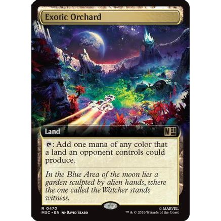 Exotic Orchard (Extended Art) (MSC-470) - Commander: Marvel Super Heroes Foil
