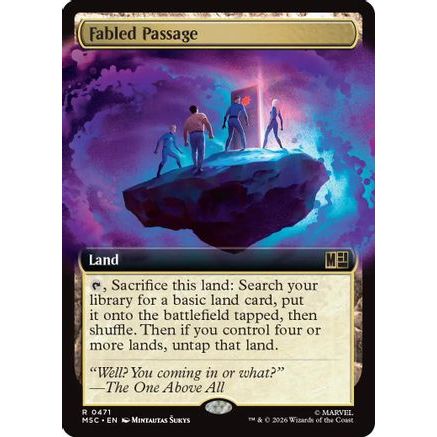Fabled Passage (Extended Art) (MSC-471) - Commander: Marvel Super Heroes Foil