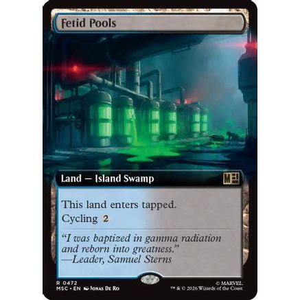 Fetid Pools (Extended Art) (MSC-472) - Commander: Marvel Super Heroes