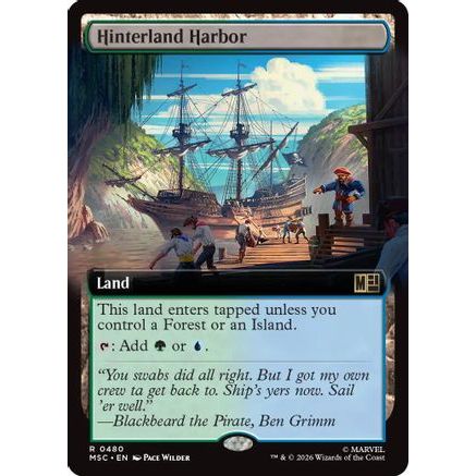 Hinterland Harbor (Extended Art) (MSC-480) - Commander: Marvel Super Heroes